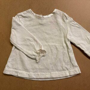 Chemise blanche brodée